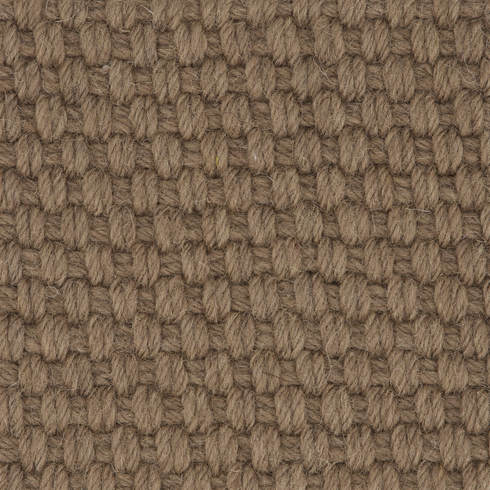 Basket Weave Wool Carpet Sample Nutmeg