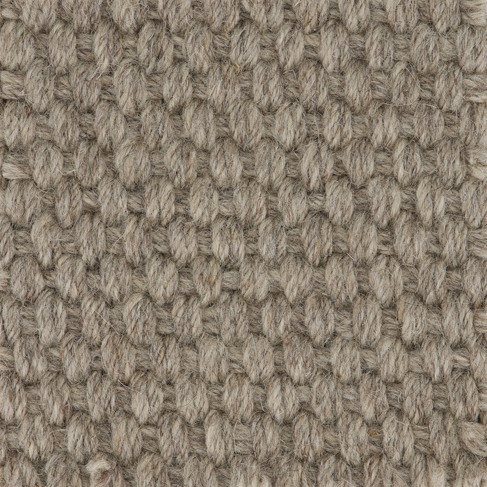 Basket Weave Wool Carpet Sample Mink