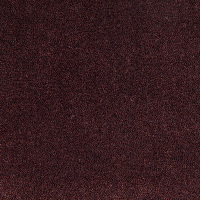 Cut Pile Wool Rug Sample Aubergine