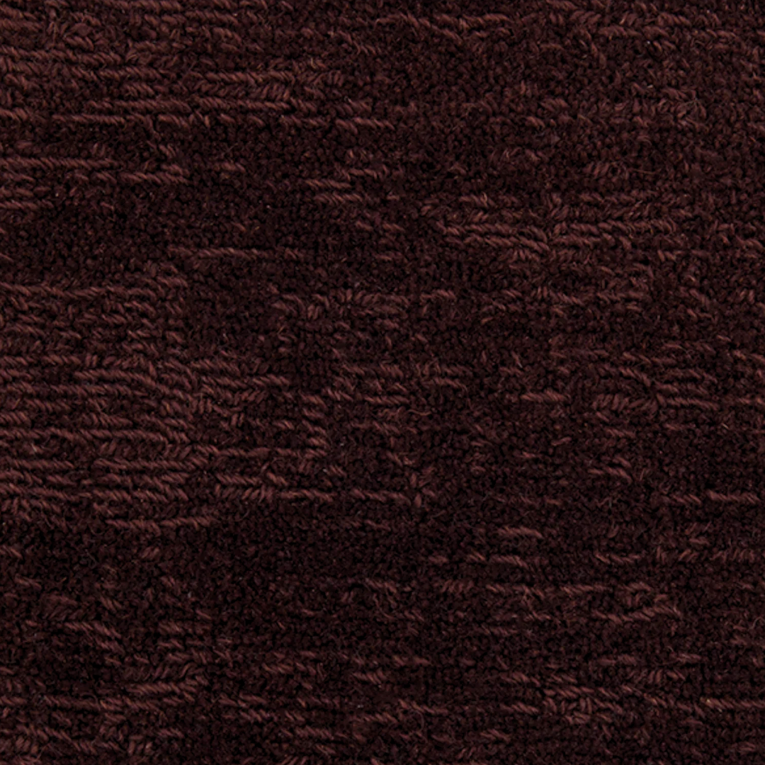 Tip Sheared Wool Carpet Sample Aubergine