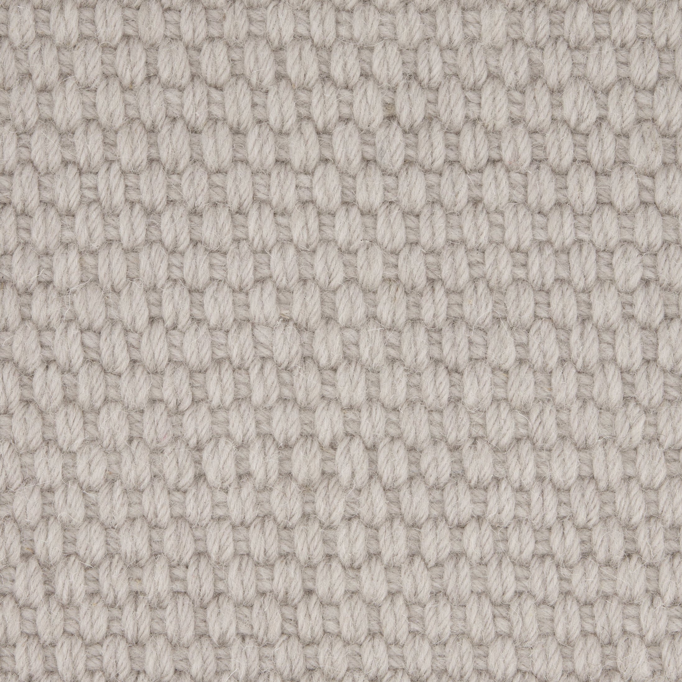 Basket Weave Wool Carpet Chalk