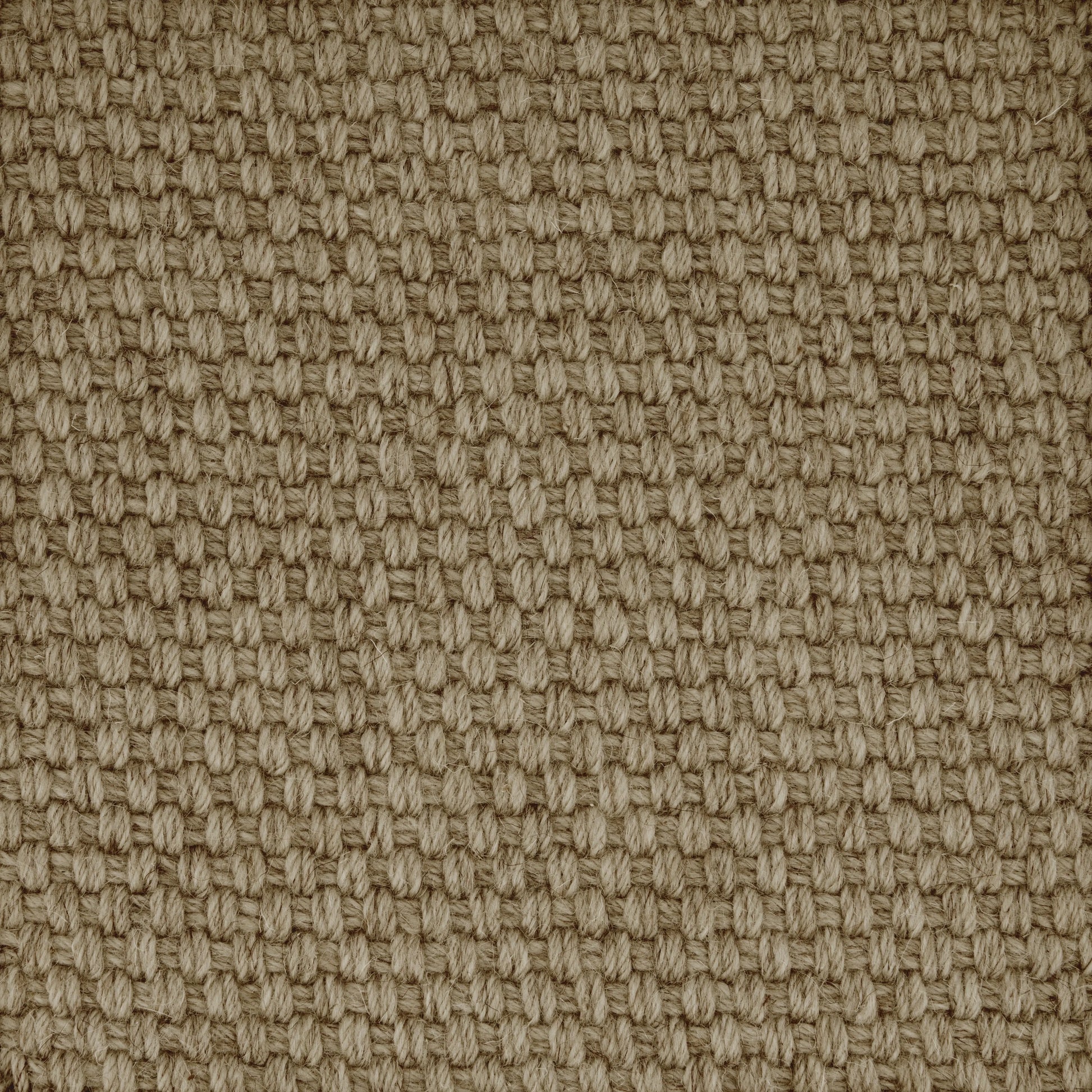 Basket Weave Wool Carpet Sample Mink