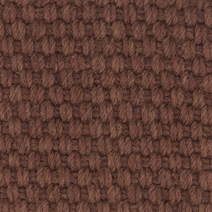 Basket Weave Wool Carpet Sample Rosewood