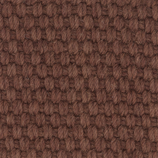 Basket Weave Wool Carpet Sample Rosewood