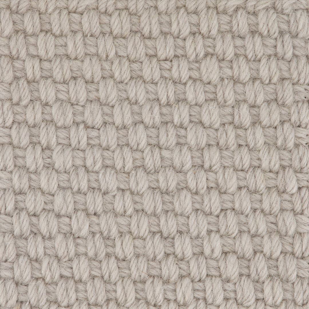 Basket Weave Wool Carpet Sample Stone