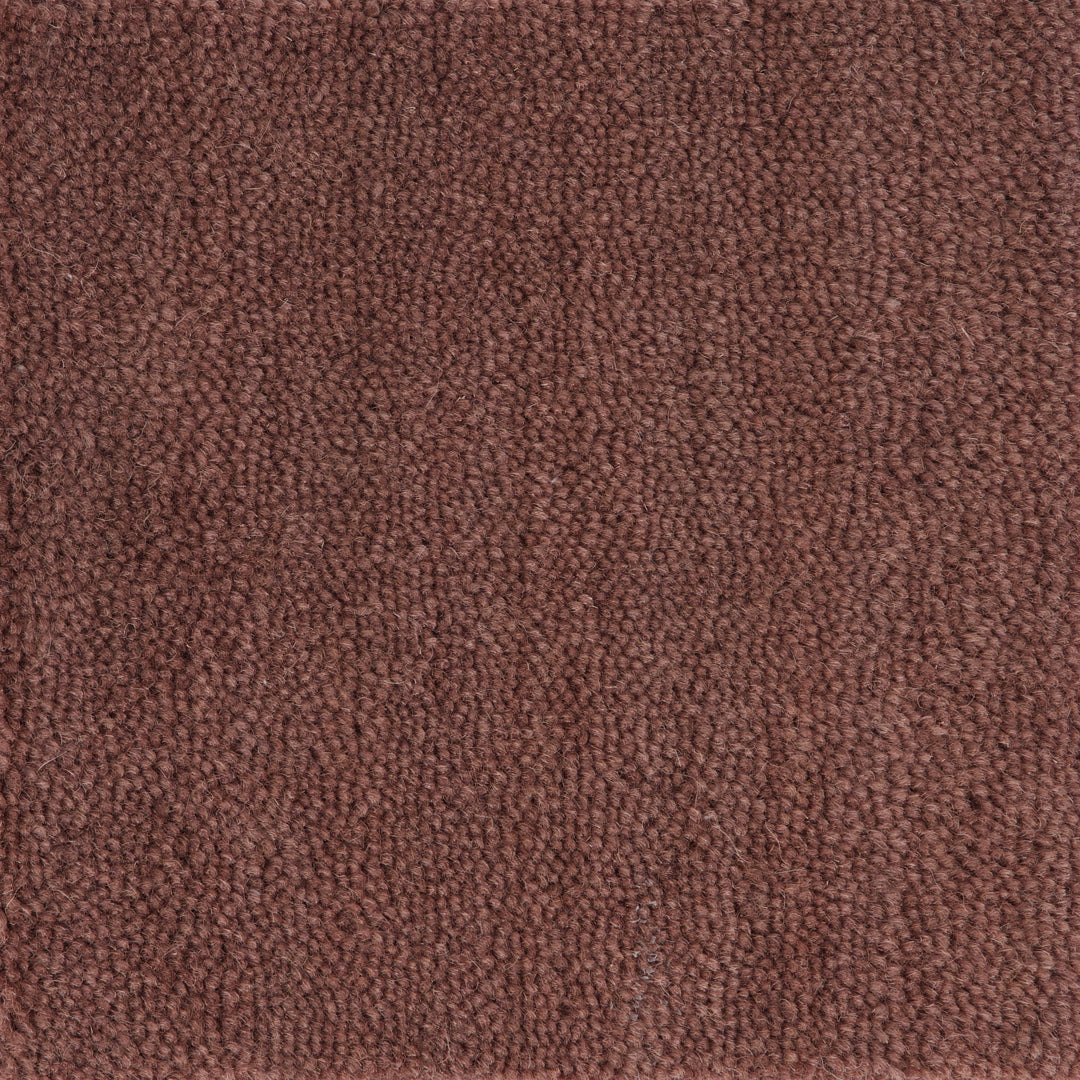 Cut Pile Wool Carpet Sample Rosewood