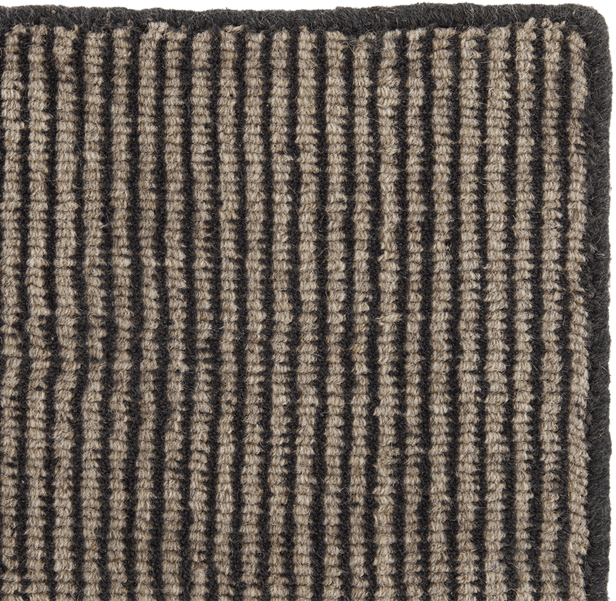 Mini Loop Wool Natural / Steel Runner