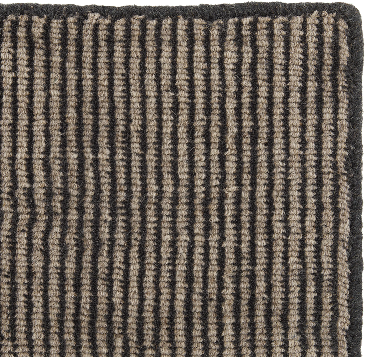 Mini Loop Wool Natural / Steel Runner