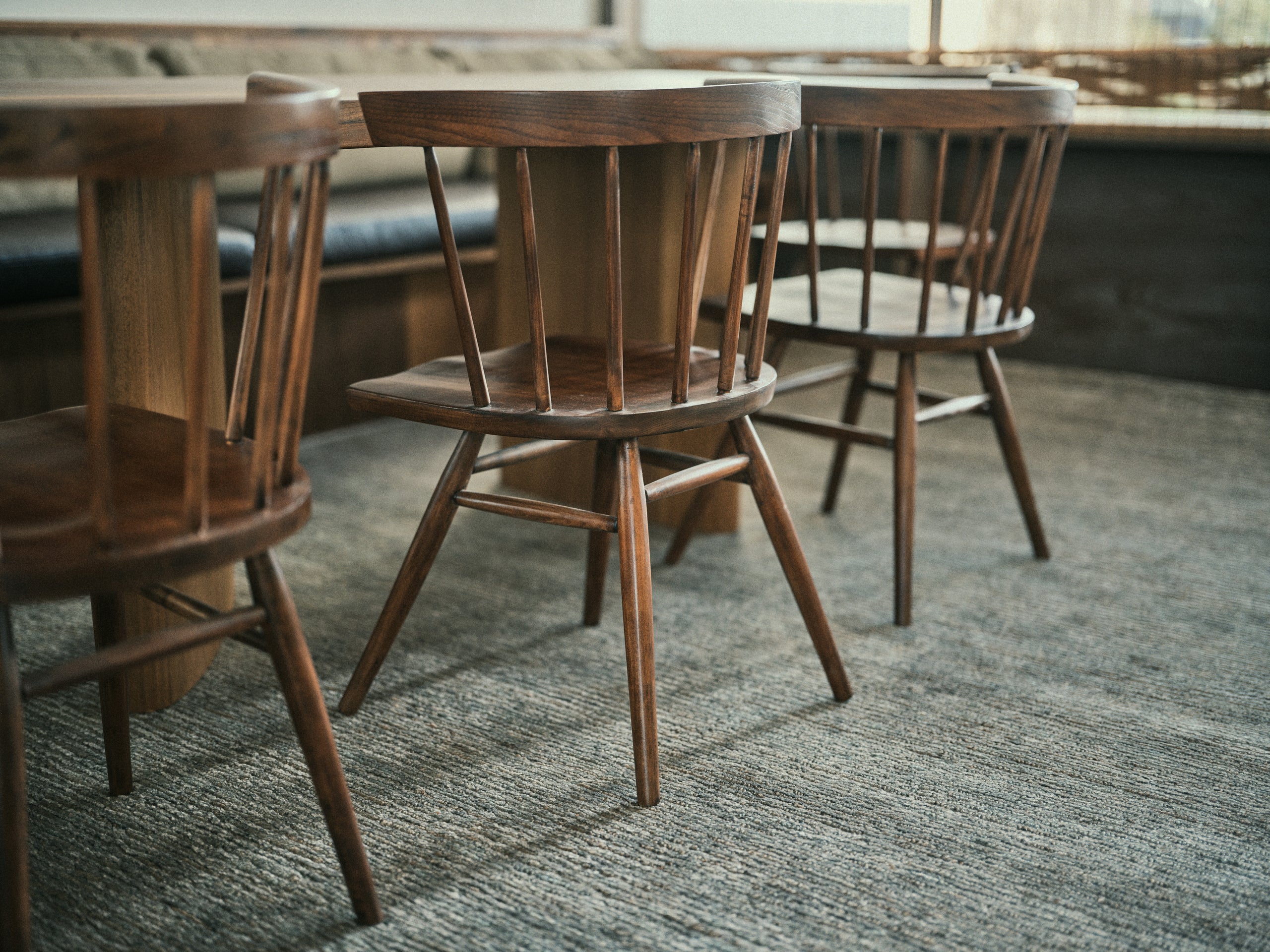 Jute Bamboo Loop Rug Slate