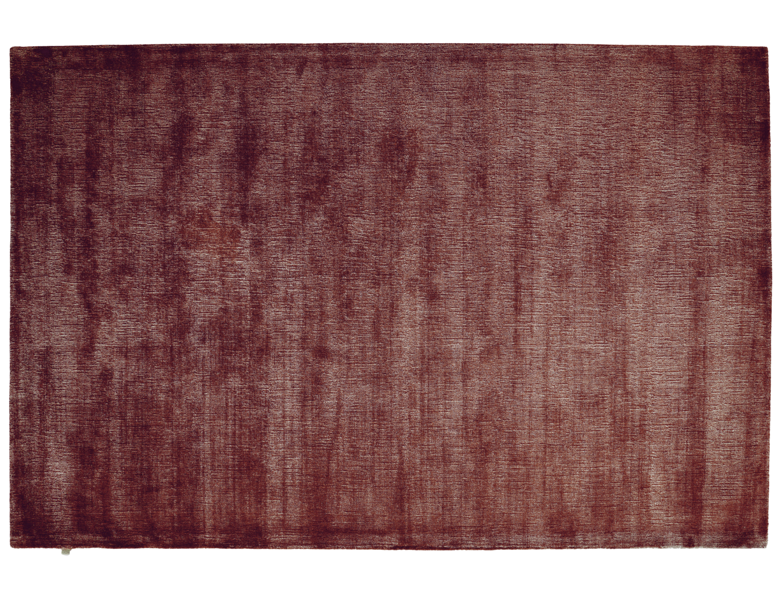 Bamboo Silk and Wool Rug Rosewood