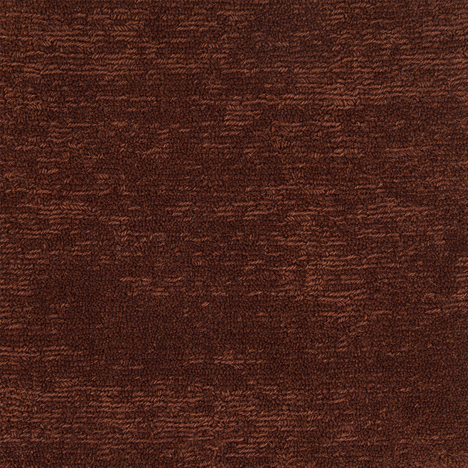 Tip Sheared Wool Carpet Sample Tobacco