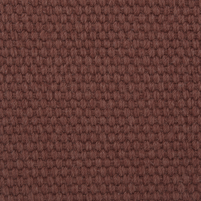 Basket Weave Wool Rug Sample Rosewood