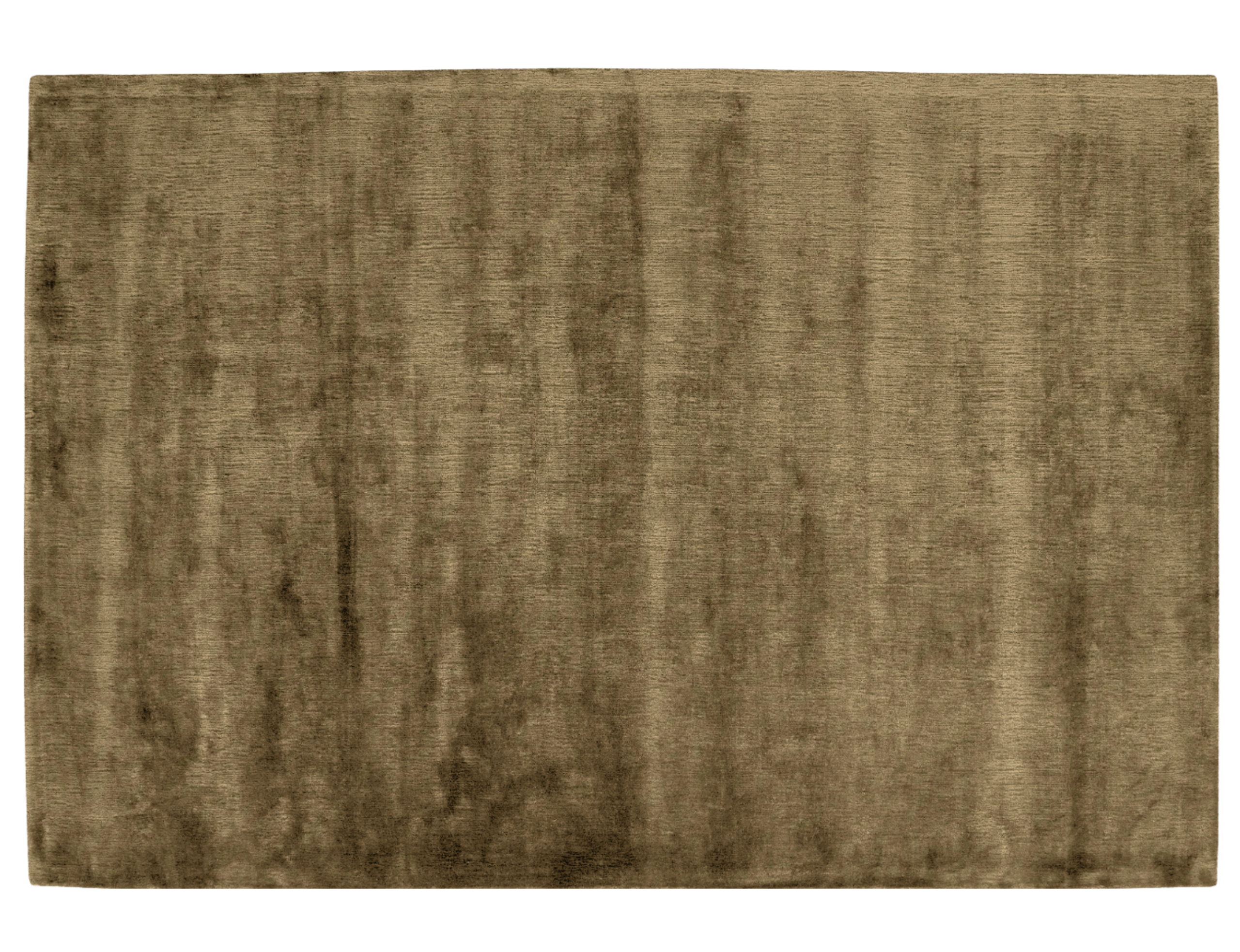 Bamboo Silk and Wool Rug Khaki