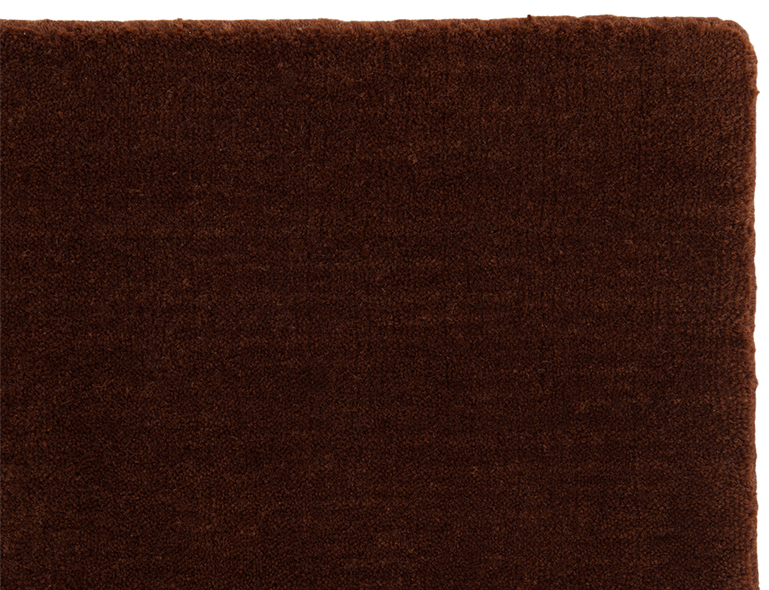 Cut Pile Wool Rug Tobacco