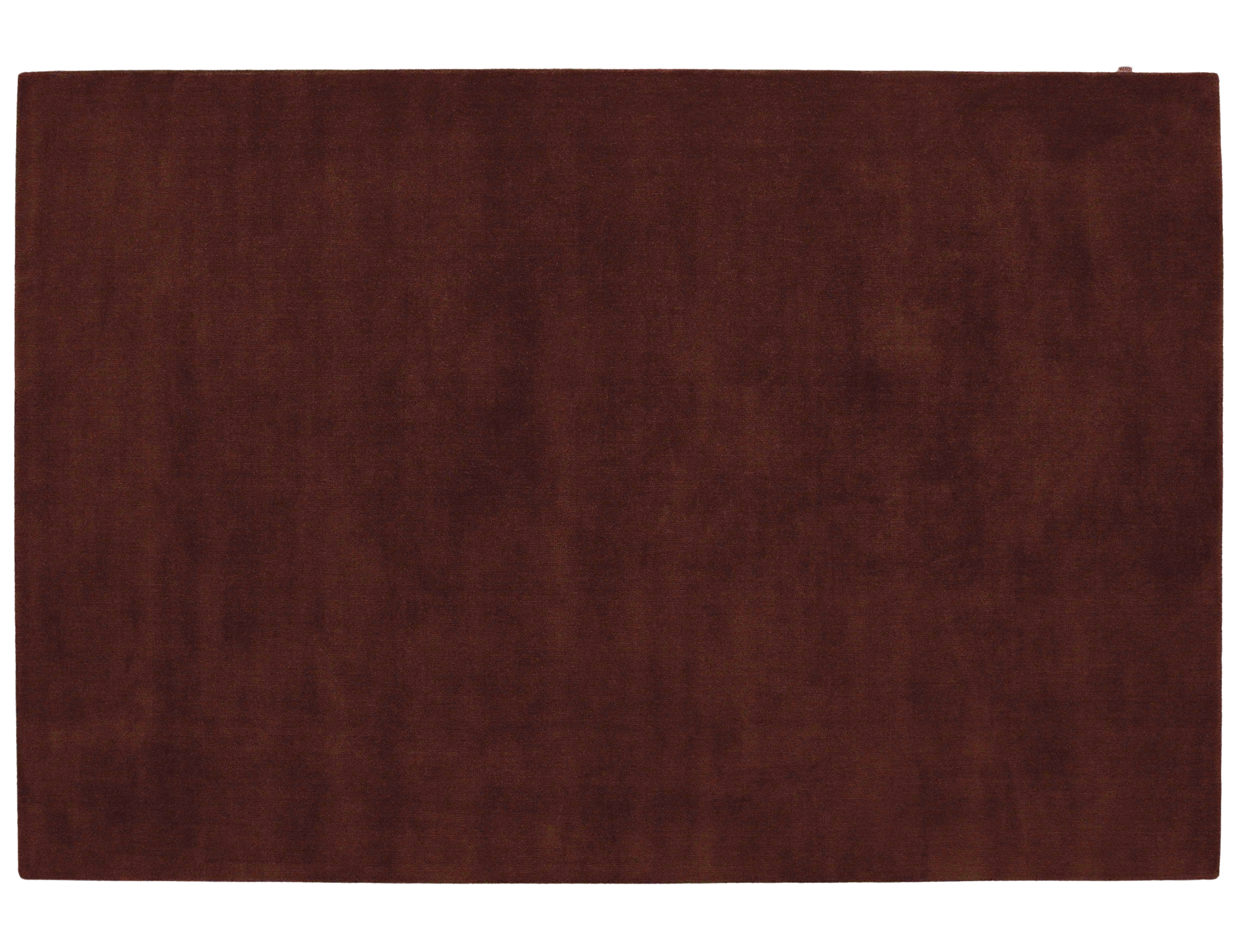 Cut Pile Wool Rug Tobacco
