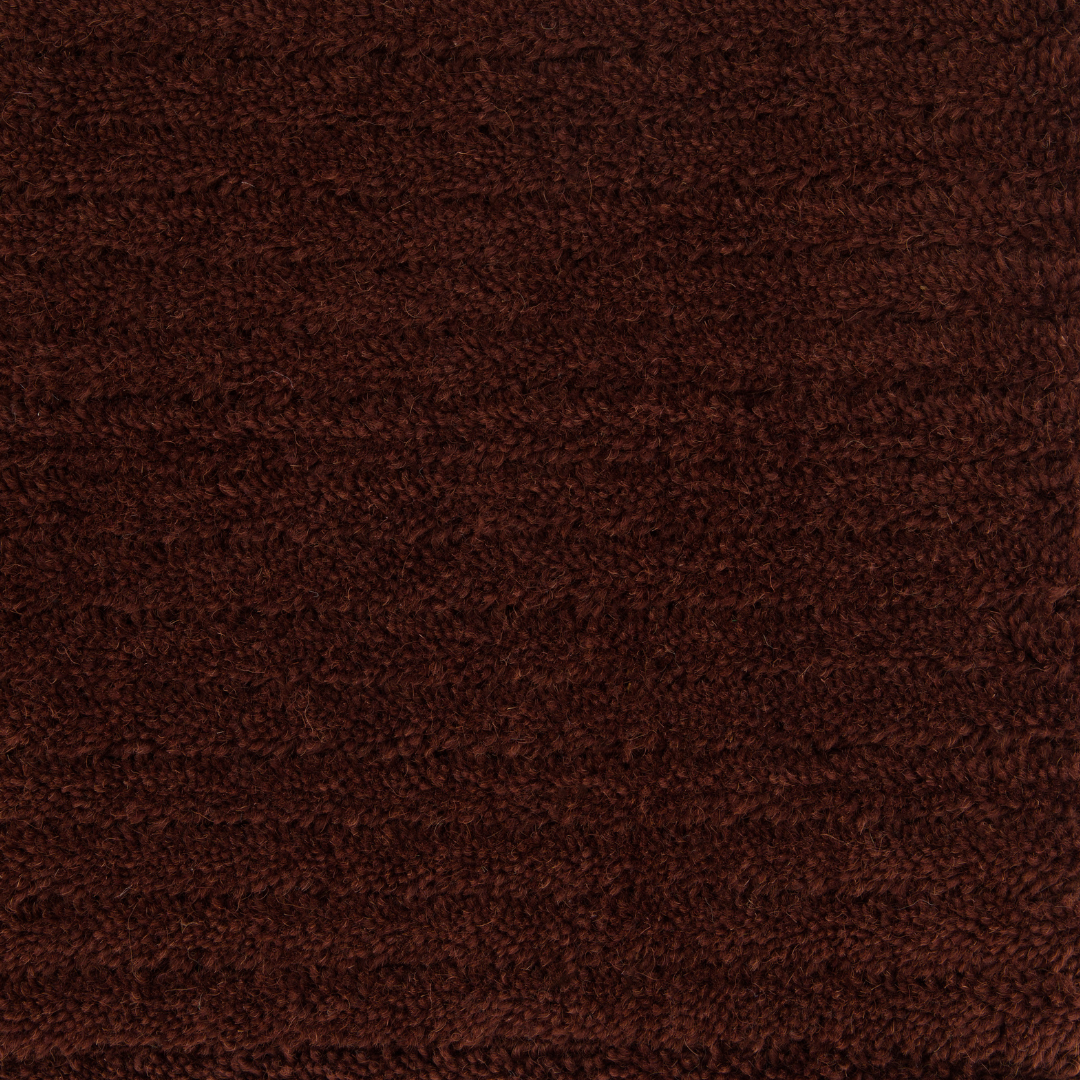 Wale Weave Rug Sample Tobacco