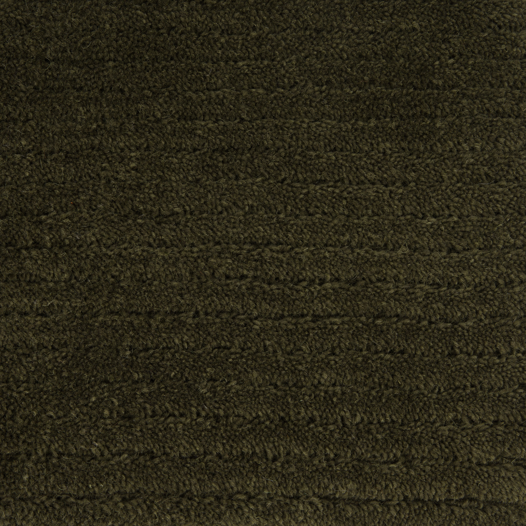 Wale Weave Rug Sample Moss