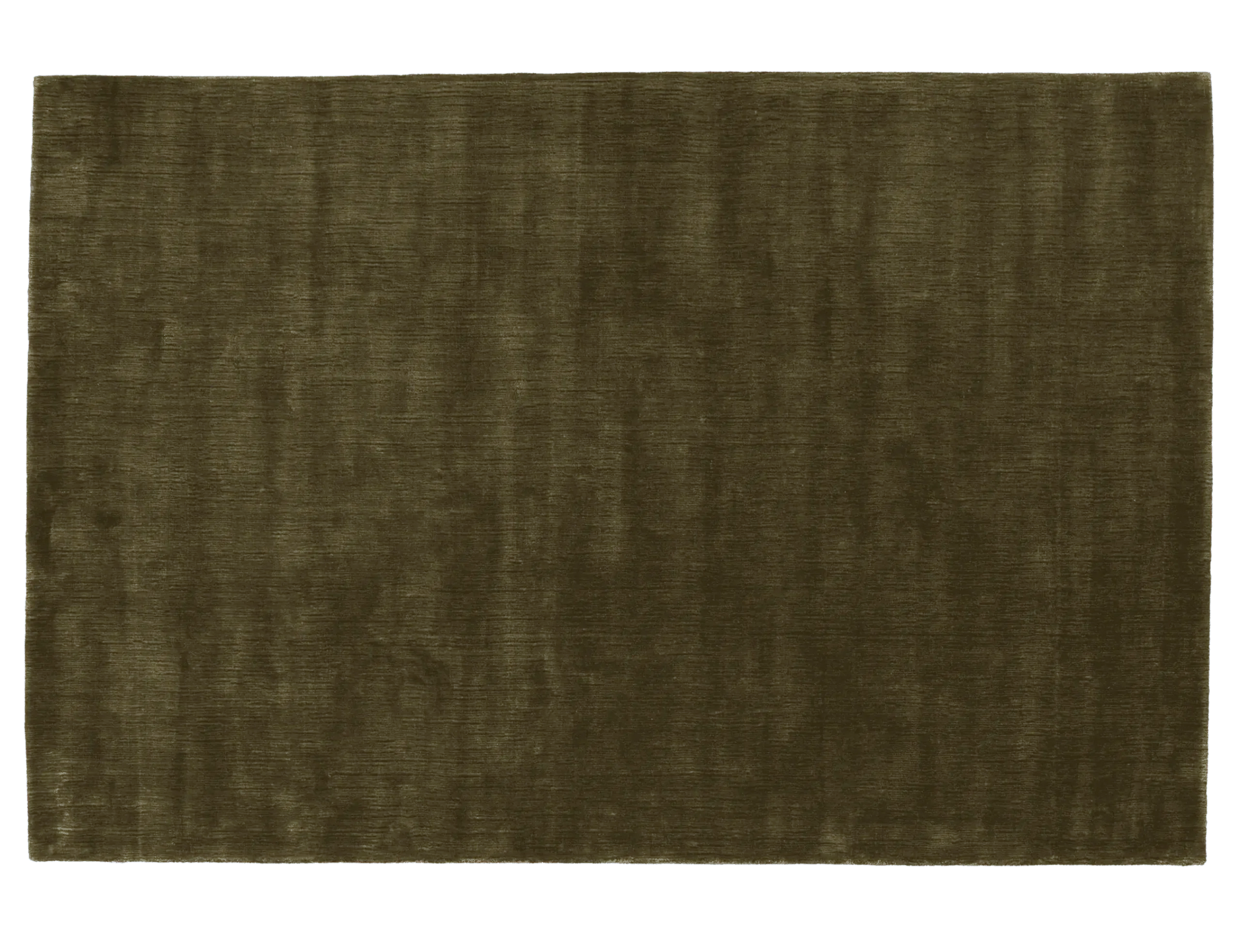 Bamboo Silk and Wool Rug Moss