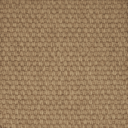 Basket Weave Wool Carpet Sample Nutmeg